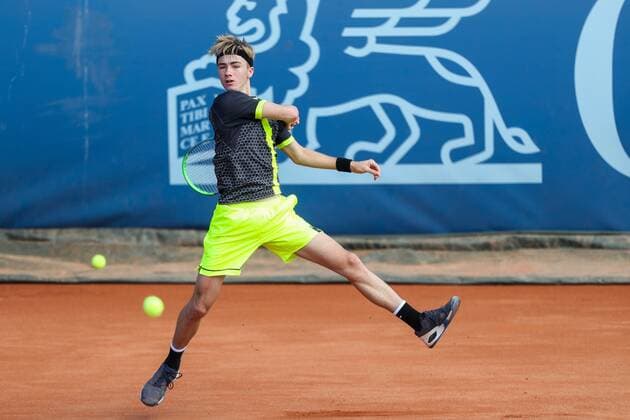 TENNIS - Austrian Pro Series MARIA ENZERSDORF,AUSTRIA,02.JUN.20 - TENNIS - Generali Austrian Pro Series. Image shows Lukas Neumayer (AUT). GEPAxpictures xPhilippxBrem