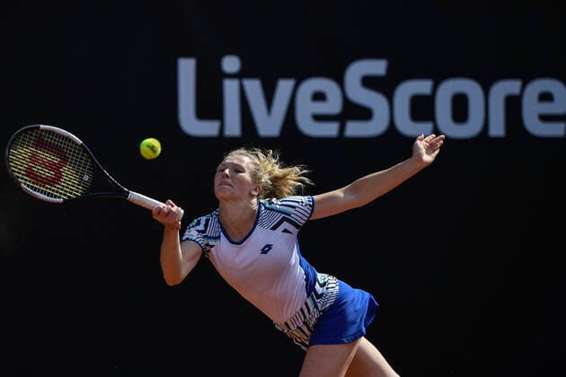 Tenisovy turnaj zen LiveScore Cup, 5. cervna 2020 v Praze. Katerina Siniakova v utkani proti Karoline Pliskove. CTKPhotoP202006050727701 kmt 1