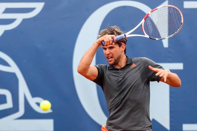 TENNIS - Austrian Pro Series MARIA ENZERSDORF,AUSTRIA,08.JUN.20 - TENNIS - Generali Austrian Pro Series. Image shows Dominic Thiem (AUT). GEPAxpictures xPhilippxBrem