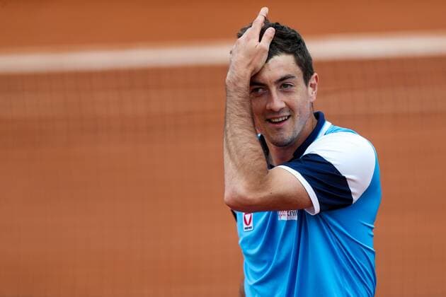 TENNIS - Austrian Pro Series MARIA ENZERSDORF,AUSTRIA,08.JUN.20 - TENNIS - Generali Austrian Pro Series. Image shows Sebastian Ofner (AUT). GEPAxpictures xPhilippxBrem