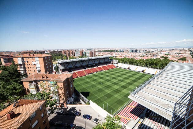 June 9, 2020, Madrid, MADRID, SPAIN: The Vallecas stadium is preparing for the resumption of the competition. It will be with a Rayo Vallecano Versus Albacete Balompie, of Day 20, suspended in the 45th minute by offensive chants to Roman Zozulia during the Covid-19 Pandemic. 9 June, 2020 in Madrid, Spain Madrid SPAIN - ZUMAa181 20200609_zaa_a181_012 Copyright: xJoaquinxCorcherox