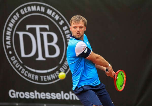 Kevin Krawietz (GER), Tannenhof Resort German Men s Series, DTB German Pro Series, TC Grosshesselohe, Muenchen. - Tannenhof Resort German Men s Series - - TC Grosshesselohe - Grosshesselohe-Muenchen - Bayern - Germany - 9 June 2020. Copyright: xJuergenxHasenkopfx