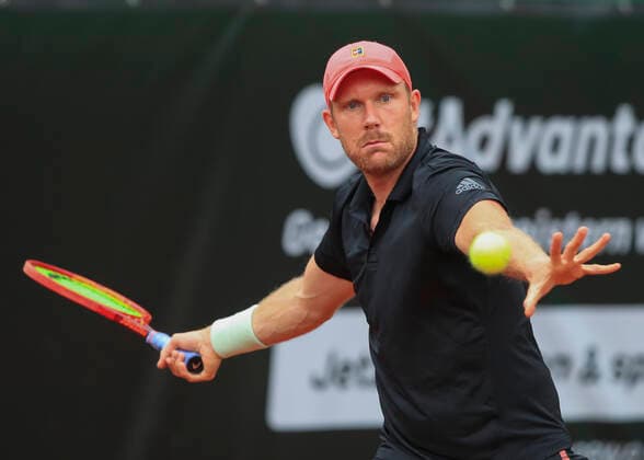 Matthias Bachinger (GER), Tannenhof Resort German Men s Series, DTB German Pro Series, TC Grosshesselohe, Muenchen. - Tannenhof Resort German Men s Series - - TC Grosshesselohe - Grosshesselohe-Muenchen - Bayern - Germany - 10 June 2020. Copyright: xJuergenxHasenkopfx