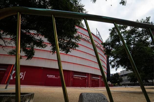 Pre-Derby moments in Seville between Sevilla Futbol Club and Real Betis Balompie at Ramon Sanchez Pizjuan Stadium during the Covid-19 Pandemic. 11 June, 2020 in Madrid, Spain Cordon Press