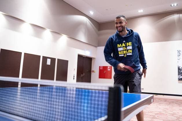 11.06.2020 Basketball easyCredit Final-Turnier Basketball München 11.06.2020 Saison 2019 2020 easyCredit BBL Final-Turnier 2020 Hotelimpressionen aus dem Teamhotel Leonardo Royal München Johannes Thiemann (Alba Berlin, No.32) München Audi-Dome Deutschland