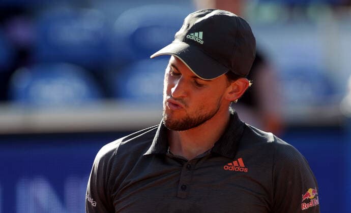 TENNIS - Adria Tour 2020 BELGRAD,SERBIA,14.JUN.20 - TENNIS - Adria Tour 2020. Image shows Dominik Thiem (AUT). GEPAxpictures xAleksandarxDjorovic