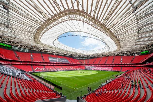 First game of Athletic de Bilbao after the Covid19 crisis at the San Mames stadium against Atletico Madrid, on day 28 of the Spanish soccer league. Athletic Bilbao Cordon Press Cordon Press