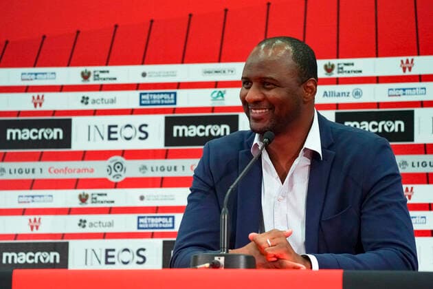 Patrick Vieira (entraineur de l OGC Nice) FOOTBALL : Conference de presse de Patrick Vieira entraineur de l OGC Nice - Nice - 15 06 2020 NorbertScanella PanoramiC 