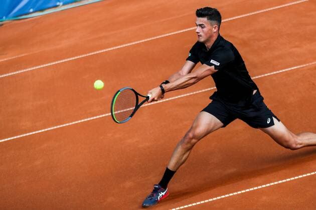 TENNIS - Austrian Pro Series MARIA ENZERSDORF,AUSTRIA,16.JUN.20 - TENNIS - Generali Austrian Pro Series. Image shows Alexander Erler (AUT). GEPAxpictures xPhilippxBrem