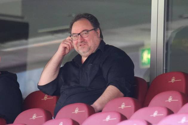 20.06.2020, xklex, Fussball 3.Liga, 1.FC Kaiserslautern - KFC Uerdingen emspor, v.l. Präsident Mikhail Ponomarev (KFC Uerdingen) (DFL DFB REGULATIONS PROHIBIT ANY USE OF PHOTOGRAPHS as IMAGE SEQUENCES and or QUASI-VIDEO) Kaiserslautern