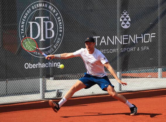 Matthias Bachinger, Tannenhof Resort German Men s Series, DTB German Pro Series, TennisBase, Oberhaching-Muenchen. - Tannenhof Resort German Men s Series - - TennisBase - Oberhaching-Muenchen - Bayern - Germany - 23 June 2020. Copyright: xJuergenxHasenkopfx