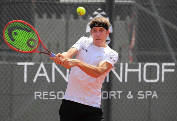 Cedric-Marcel Stebe, Tannenhof Resort German Men s Series, DTB German Pro Series, TennisBase, Oberhaching-Muenchen. - Tannenhof Resort German Men s Series - - TennisBase - Oberhaching-Muenchen - Bayern - Germany - 23 June 2020. Copyright: xJuergenxHasenkopfx