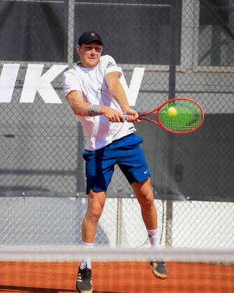Matthias Bachinger, Tannenhof Resort German Men s Series, DTB German Pro Series, TennisBase, Oberhaching-Muenchen. - Tannenhof Resort German Men s Series - - TennisBase - Oberhaching-Muenchen - Bayern - Germany - 23 June 2020. Copyright: xJuergenxHasenkopfx