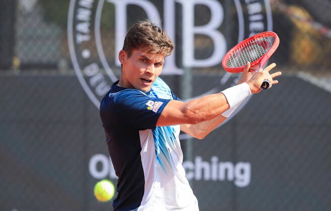 Daniel Masur, Tannenhof Resort German Men s Series, DTB German Pro Series, TennisBase, Oberhaching-Muenchen. - Tannenhof Resort German Men s Series - - TennisBase - Oberhaching-Muenchen - Bayern - Germany - 23 June 2020. Copyright: xJuergenxHasenkopfx