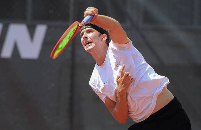 Cedric-Marcel Stebe, Tannenhof Resort German Men s Series, DTB German Pro Series, TennisBase, Oberhaching-Muenchen. - Tannenhof Resort German Men s Series - - TennisBase - Oberhaching-Muenchen - Bayern - Germany - 23 June 2020. Copyright: xJuergenxHasenkopfx