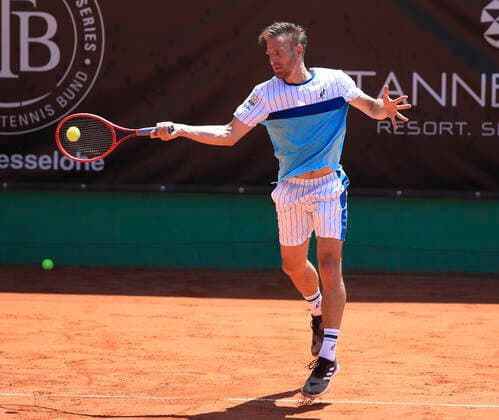 Peter Gojowczyk, Tannenhof Resort German Men s Series, DTB German Pro Series, TC Grosshesselohe, Muenchen. - Tannenhof Resort German Men s Series - - TC Grosshesselohe - Grosshesselohe-Muenchen - Bayern - Germany - 24 June 2020. Copyright: xJuergenxHasenkopfx