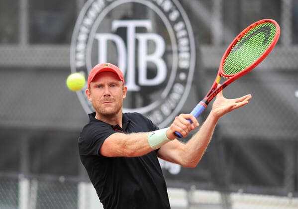 Matthias Bachinger, Tannenhof Resort German Men s Series, DTB German Pro Series, TennisBase, Oberhaching-Muenchen. - Tannenhof Resort German Men s Series - - TennisBase - Oberhaching-Muenchen - Bayern - Germany - 25 June 2020. Copyright: xJuergenxHasenkopfx