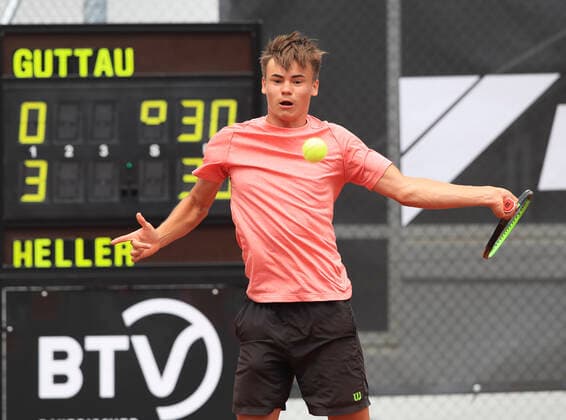 Niklas Guttau, Tannenhof Resort German Men s Series, DTB German Pro Series, TennisBase, Oberhaching-Muenchen. - Tannenhof Resort German Men s Series - - TennisBase - Oberhaching-Muenchen - Bayern - Germany - 25 June 2020. Copyright: xJuergenxHasenkopfx
