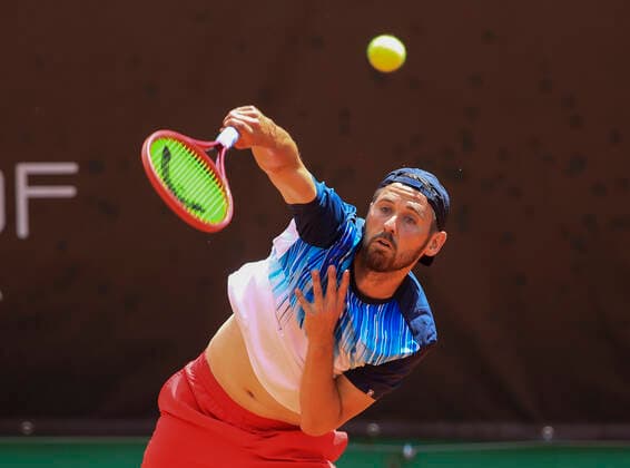 Julian Lenz, Tannenhof Resort German Men s Series, DTB German Pro Series, TC Grosshesselohe, Muenchen. - Tannenhof Resort German Men s Series - - TC Grosshesselohe - Grosshesselohe-Muenchen - Bayern - Germany - 25 June 2020. Copyright: xJuergenxHasenkopfx