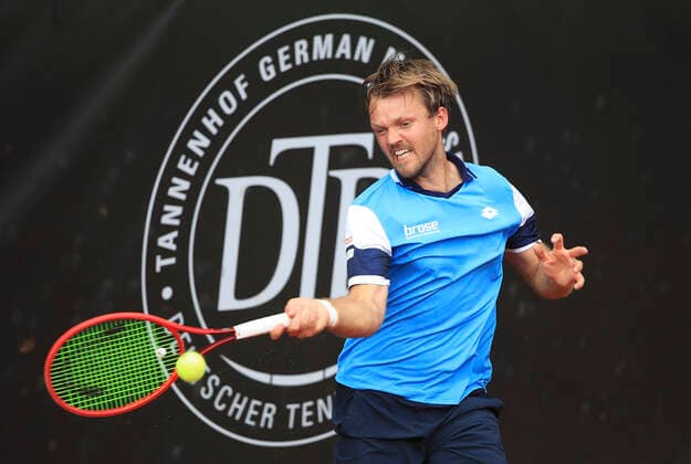 Kevin Krawietz, Tannenhof Resort German Men s Series, DTB German Pro Series, TC Grosshesselohe, Muenchen. - Tannenhof Resort German Men s Series - - TC Grosshesselohe - Grosshesselohe-Muenchen - Bayern - Germany - 25 June 2020. Copyright: xJuergenxHasenkopfx