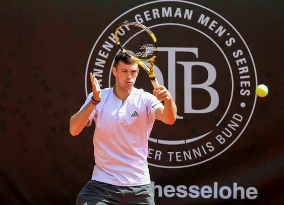 Maximilian Marterer, Tannenhof Resort German Men s Series, DTB German Pro Series, TC Grosshesselohe, Muenchen. - Tannenhof Resort German Men s Series - - TC Grosshesselohe - Grosshesselohe-Muenchen - Bayern - Germany - 25 June 2020. Copyright: xJuergenxHasenkopfx