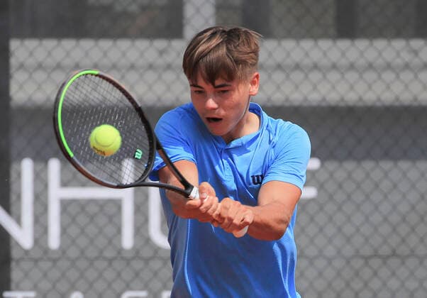 Niklas Guttau, Tannenhof Resort German Men s Series, DTB German Pro Series, TennisBase, Oberhaching-Muenchen. - Tannenhof Resort German Men s Series - - TennisBase - Oberhaching-Muenchen - Bayern - Germany - 26 June 2020. Copyright: xJuergenxHasenkopfx
