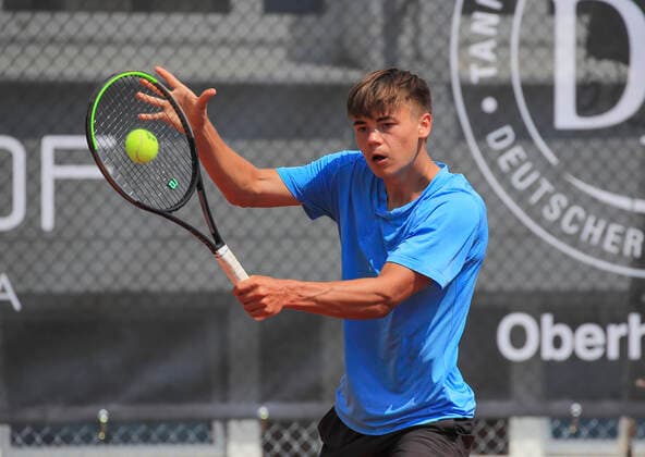 Niklas Guttau, Tannenhof Resort German Men s Series, DTB German Pro Series, TennisBase, Oberhaching-Muenchen. - Tannenhof Resort German Men s Series - - TennisBase - Oberhaching-Muenchen - Bayern - Germany - 26 June 2020. Copyright: xJuergenxHasenkopfx