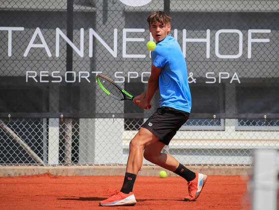 Niklas Guttau, Tannenhof Resort German Men s Series, DTB German Pro Series, TennisBase, Oberhaching-Muenchen. - Tannenhof Resort German Men s Series - - TennisBase - Oberhaching-Muenchen - Bayern - Germany - 26 June 2020. Copyright: xJuergenxHasenkopfx