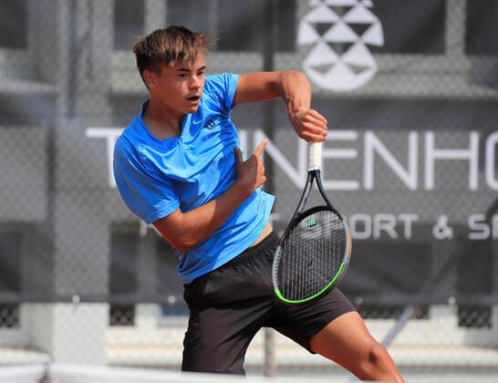 Niklas Guttau, Tannenhof Resort German Men s Series, DTB German Pro Series, TennisBase, Oberhaching-Muenchen. - Tannenhof Resort German Men s Series - - TennisBase - Oberhaching-Muenchen - Bayern - Germany - 26 June 2020. Copyright: xJuergenxHasenkopfx