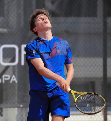 Philip Florig reagiert enttaeuscht,Enttaeuschung,Emotion, Tannenhof Resort German Men s Series, DTB German Pro Series, TennisBase, Oberhaching-Muenchen. Copyright: xJuergenxHasenkopfx