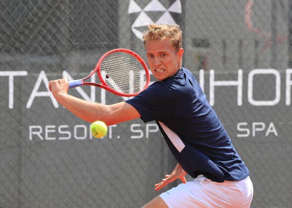 Johannes Haerteis, Tannenhof Resort German Men s Series, DTB German Pro Series, TennisBase, Oberhaching-Muenchen. - Tannenhof Resort German Men s Series - - TennisBase - Oberhaching-Muenchen - Bayern - Germany - 26 June 2020. Copyright: xJuergenxHasenkopfx