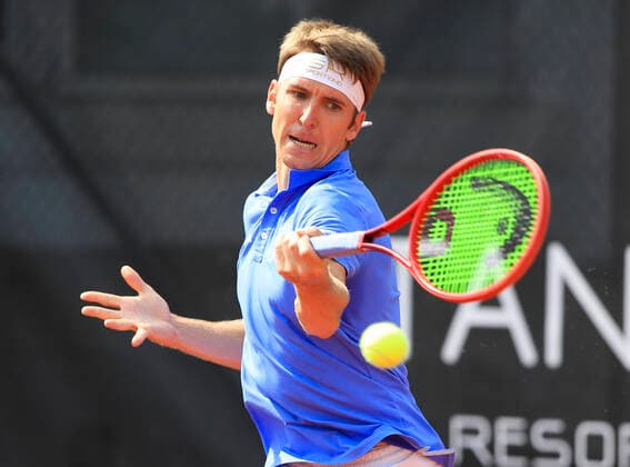 Cedric-Marcel Stebe, Tannenhof Resort German Men s Series, DTB German Pro Series, TennisBase, Oberhaching-Muenchen. - Tannenhof Resort German Men s Series - - TennisBase - Oberhaching-Muenchen - Bayern - Germany - 26 June 2020. Copyright: xJuergenxHasenkopfx