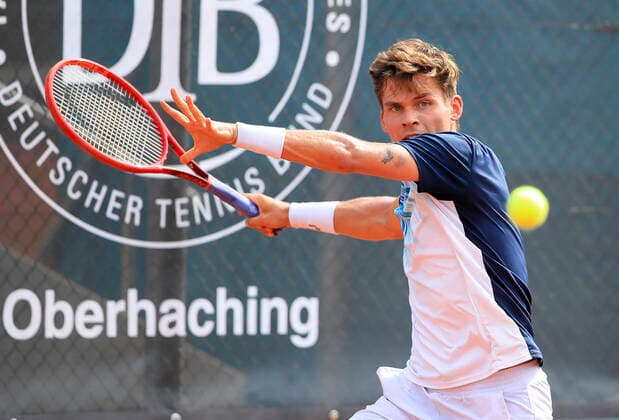 Daniel Masur, Tannenhof Resort German Men s Series, DTB German Pro Series, TennisBase, Oberhaching-Muenchen. - Tannenhof Resort German Men s Series - - TennisBase - Oberhaching-Muenchen - Bayern - Germany - 26 June 2020. Copyright: xJuergenxHasenkopfx