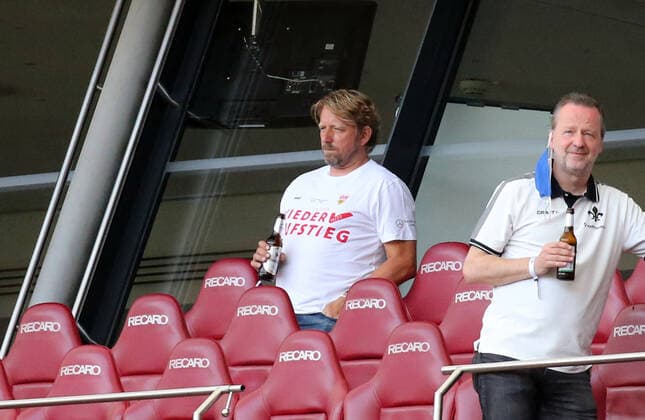 VfB Stuttgart - SV Darmstadt 98 Sven Mislintat (Sportdirektor VfB Stuttgart) Deutschland, Stuttgart, 28.06.2020, Fussball, 2. Bundesliga, Saison 2019 2020, 34. Spieltag, VfB Stuttgart - SV Darmstadt DFL DFB REGULATIONS PROHIBIT ANY USE OF PHOTOGRAPHS AS IMAGE SEQUENCES AND OR QUASI-VIDEO Foto: Pressefoto Rudel Robin Rudel Pool Pressefoto Rudel; Stuttgart Baden-Württemberg Deutschland