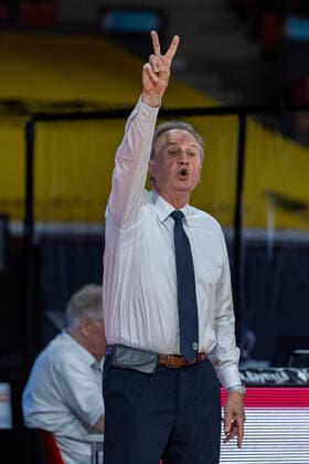 Basketball easyCredit BBL Final-Turnier Basketball München 28.06.2020 Saison 2019 2020 easyCredit BBL Final-Turnier 2020 Finale Spiel 2 Alba Berlin - MHP Riesen Ludwigsburg Aito Garcia Reneses (Alba Berlin, Trainer) nur redaktionelle Verwendung - kommerzielle Verwendung Nutzung nur nach Absprache mit dem Fotografen München Deutschland