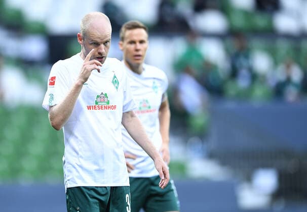 Werder Bremen - 1. FC Heidenheim Fußball, Relegation, Werder Bremen - 1. FC Heidenheim: Davy Klaassen (Bremen) Photo: Tim Groothuis Witters Pool via xim.gs DFL regulations prohibit any use of photographs as image sequences and or quasi-video. Editorial use only. National and international news agencies out. Bremen Deutschland