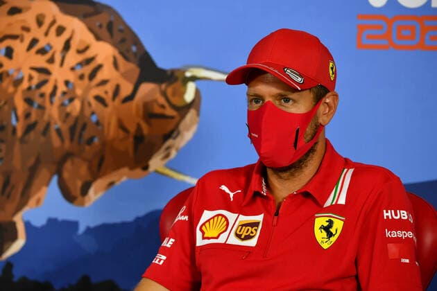 Sport Bilder des Tages Motorsports: FIA Formula One World Championship, WM, Weltmeisterschaft 2020, Grand Prix of Austria Motorsports: FIA Formula One World Championship 2020, Grand Prix of Austria, 5 Sebastian Vettel (GER, Scuderia Ferrari Mission Winnow),