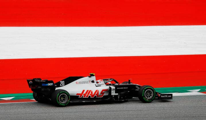 Motorsports: FIA Formula One World Championship, WM, Weltmeisterschaft 2020, Grand Prix of Austria Motorsports: FIA Formula One World Championship 2020, Grand Prix of Austria, 20 Kevin Magnussen (DEN, Haas F1 Team),