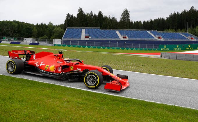 Motorsports: FIA Formula One World Championship, WM, Weltmeisterschaft 2020, Grand Prix of Austria Motorsports: FIA Formula One World Championship 2020, Grand Prix of Austria, 5 Sebastian Vettel (GER, Scuderia Ferrari Mission Winnow),
