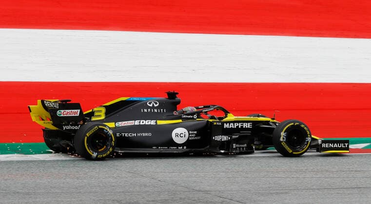 Motorsports: FIA Formula One World Championship, WM, Weltmeisterschaft 2020, Grand Prix of Austria Motorsports: FIA Formula One World Championship 2020, Grand Prix of Austria, 3 Daniel Ricciardo (AUS, Renault DP World F1 Team),