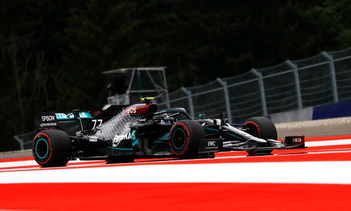 Motorsports: FIA Formula One World Championship, WM, Weltmeisterschaft 2020, Grand Prix of Austria Motorsports: FIA Formula One World Championship 2020, Grand Prix of Austria, 77 Valtteri Bottas (FIN, Mercedes-AMG Petronas Formula One Team),