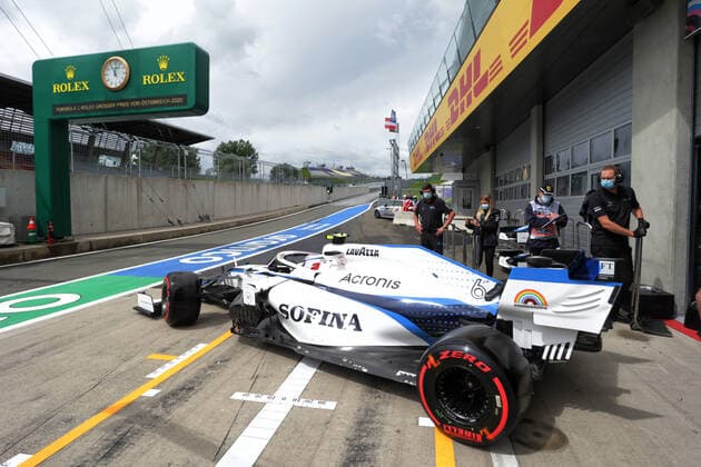 Motorsports: FIA Formula One World Championship, WM, Weltmeisterschaft 2020, Grand Prix of Austria Motorsports: FIA Formula One World Championship 2020, Grand Prix of Austria, 6 Nicholas Latifi (CAN, Williams Racing),