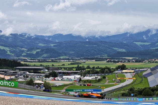Motorsports: FIA Formula One World Championship, WM, Weltmeisterschaft 2020, Grand Prix of Austria Motorsports: FIA Formula One World Championship 2020, Grand Prix of Austria, 55 Carlos Sainz (ESP, McLaren F1 Team),