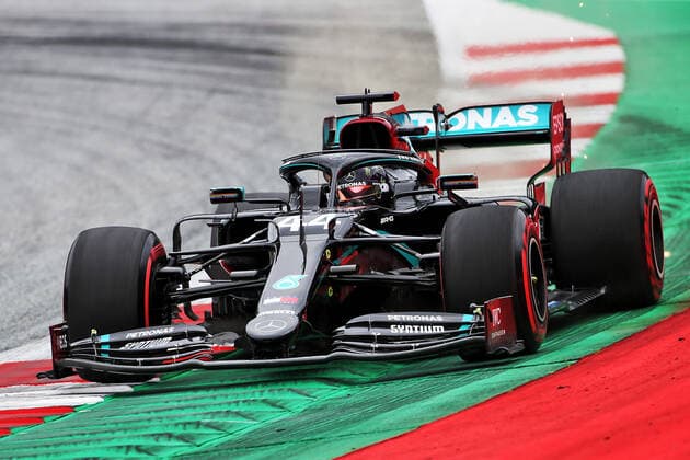 Motorsports: FIA Formula One World Championship, WM, Weltmeisterschaft 2020, Grand Prix of Austria Motorsports: FIA Formula One World Championship 2020, Grand Prix of Austria, 44 Lewis Hamilton (GBR, Mercedes-AMG Petronas Formula One Team),