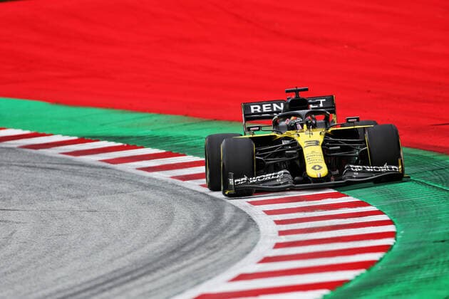 Motorsports: FIA Formula One World Championship, WM, Weltmeisterschaft 2020, Grand Prix of Austria Motorsports: FIA Formula One World Championship 2020, Grand Prix of Austria, 3 Daniel Ricciardo (AUS, Renault DP World F1 Team),