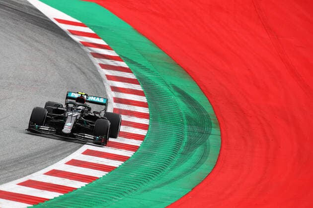 Motorsports: FIA Formula One World Championship, WM, Weltmeisterschaft 2020, Grand Prix of Austria Motorsports: FIA Formula One World Championship 2020, Grand Prix of Austria, 77 Valtteri Bottas (FIN, Mercedes-AMG Petronas Formula One Team),