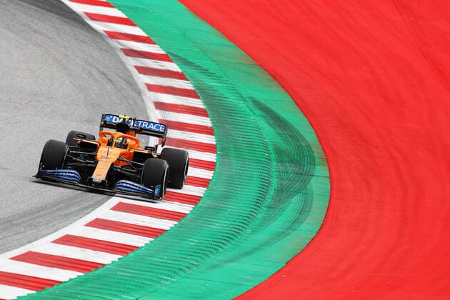 Motorsports: FIA Formula One World Championship, WM, Weltmeisterschaft 2020, Grand Prix of Austria Motorsports: FIA Formula One World Championship 2020, Grand Prix of Austria, 4 Lando Norris (GBR, McLaren F1 Team),