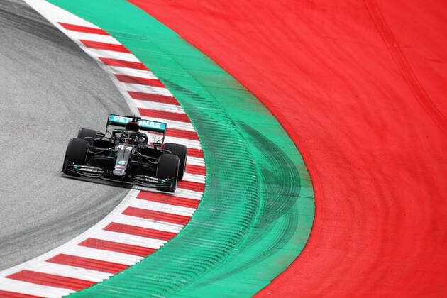 Motorsports: FIA Formula One World Championship, WM, Weltmeisterschaft 2020, Grand Prix of Austria Motorsports: FIA Formula One World Championship 2020, Grand Prix of Austria, 44 Lewis Hamilton (GBR, Mercedes-AMG Petronas Formula One Team),