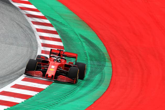 Motorsports: FIA Formula One World Championship, WM, Weltmeisterschaft 2020, Grand Prix of Austria Motorsports: FIA Formula One World Championship 2020, Grand Prix of Austria, 5 Sebastian Vettel (GER, Scuderia Ferrari Mission Winnow),