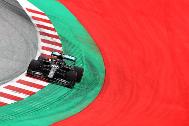 Motorsports: FIA Formula One World Championship, WM, Weltmeisterschaft 2020, Grand Prix of Austria Motorsports: FIA Formula One World Championship 2020, Grand Prix of Austria, 44 Lewis Hamilton (GBR, Mercedes-AMG Petronas Formula One Team),